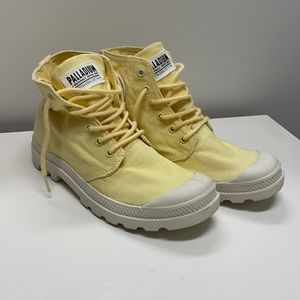 Palladium, yellow, size 8, never worn